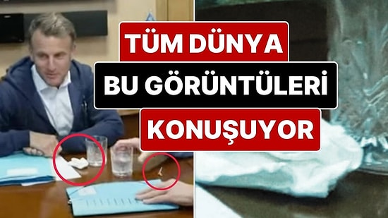Emmanuel Macron’un Tüm Dünyada Gündem Olan Görüntüleri: Kokain mi Mendil mi?