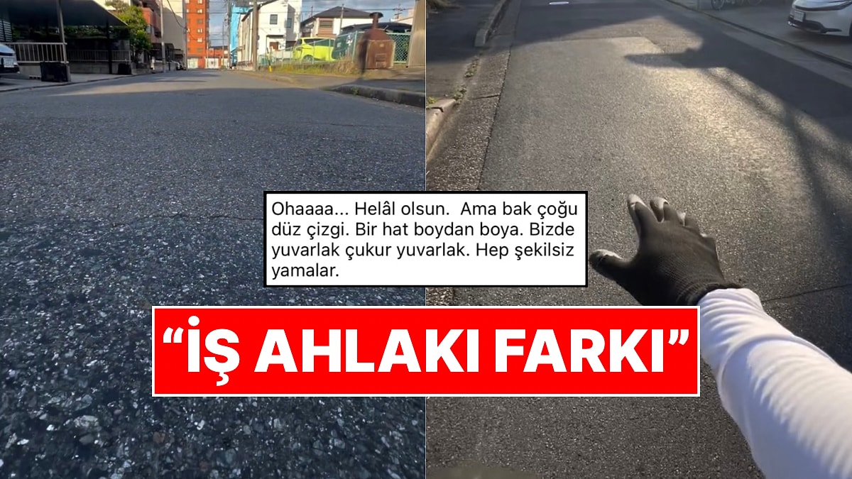Japonya’da Yollara Yapılan Yamalardaki İşçilik Övgüleri Topladı: Türkiye ile Kıyaslandı