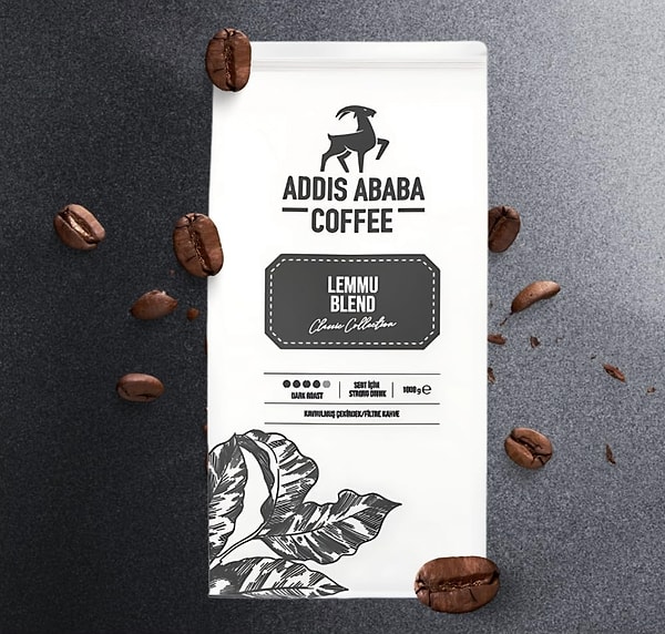 Addis Ababa Coffee - Lemmu Blend Çekirdek Kahve 1000 Gr