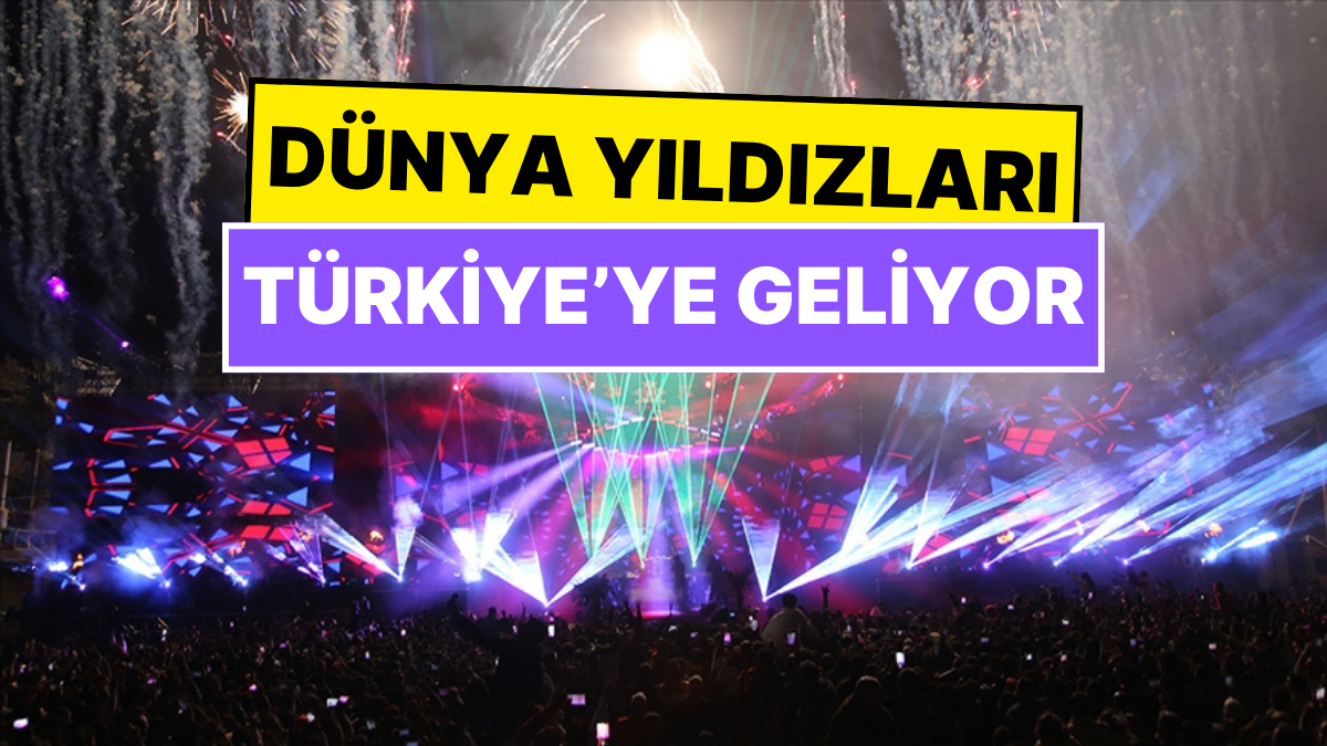 Dev Sahne Şöleni: 2024'te Türkiye'yi Sallacak Ünlü Yıldızlar ve Konser Takvimi!
