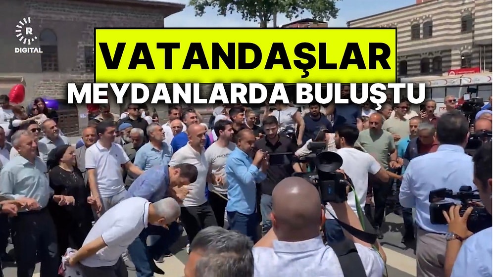 PKK’nın Silah Bırakma Kararının Ardından Diyarbakır’da Barış Halayı Çekildi