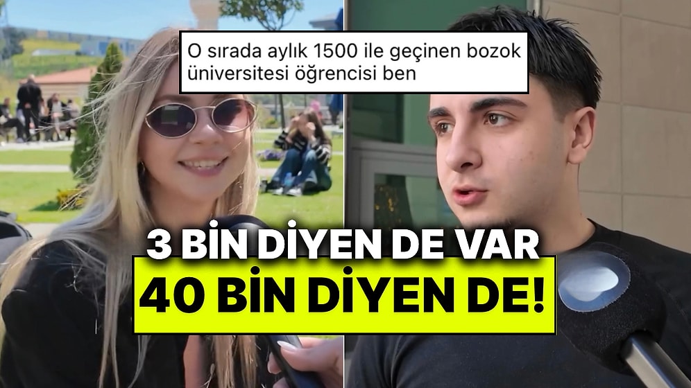 Haliç Üniversitesi Öğrencileri Aylık Ne Kadar Harcama Yaptıklarını Dile Getirdi