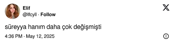 Süreyya Hanım akıllara gelmezse olur mu? :) Görseli