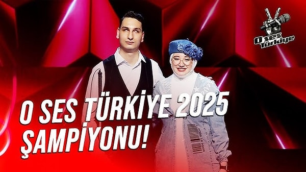 Mert Özer werd kampioen van O Ses Türkiye.