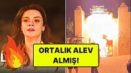 Aşiret Dizimiz Uzak Şehir'de Alya'nın Kapı Yaktığı Sahne Bakın Nasıl Çekilmiş!