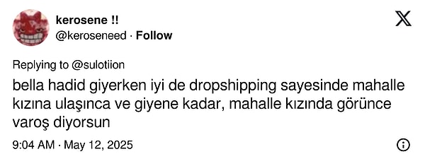 Haklılık payı yüksek bir yorum.