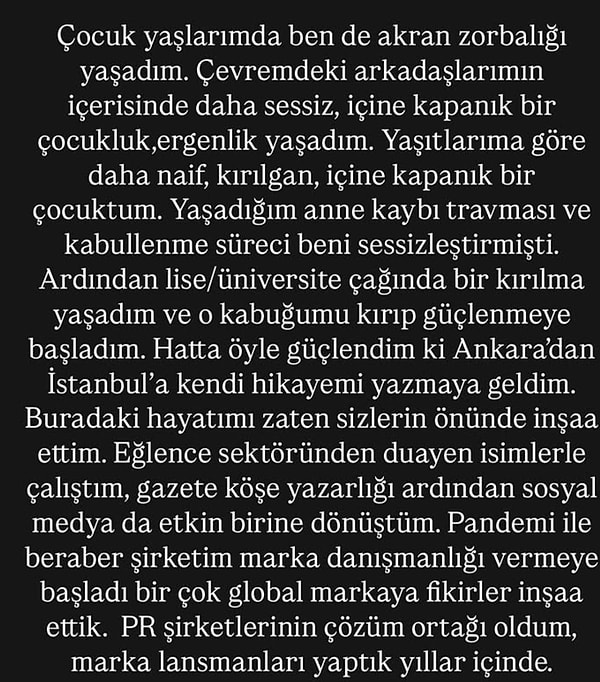 İşte paylaşımının tamamı: