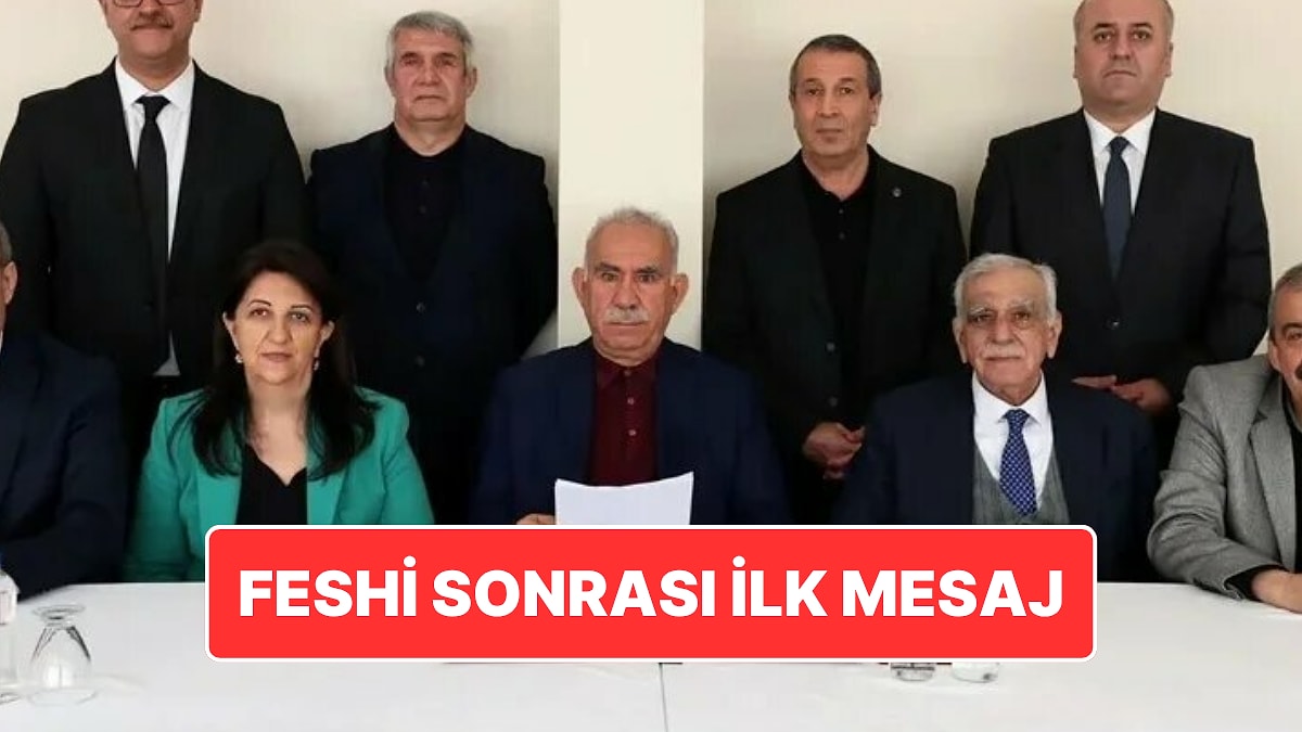 Abdullah Öcalan’dan Fesih Kararı Sonrası İlk Mesaj: &quot;Saygıyla Selamlıyorum&quot;