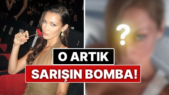 Dünyaca Ünlü Model Bella Hadid Güzelim Kahverengi Saçlarını Sarıya Boyatarak İmajını Değiştirdi