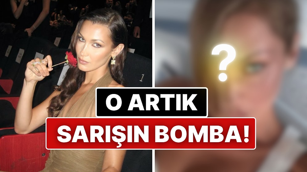 Dünyaca Ünlü Model Bella Hadid Güzelim Kahverengi Saçlarını Sarıya Boyatarak İmajını Değiştirdi