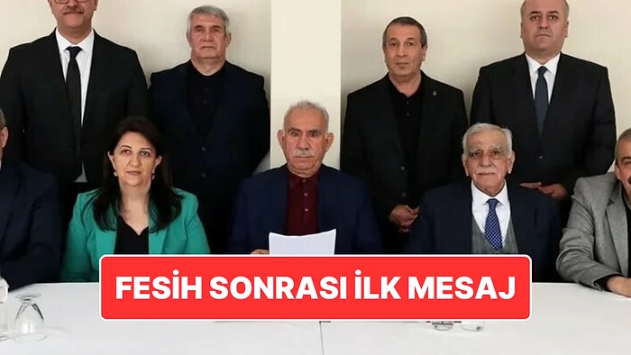 Abdullah Öcalan’dan Fesih Kararı Sonrası İlk Mesaj: "Saygıyla Selamlıyorum"