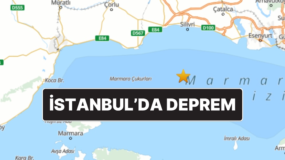 Son Dakika… İstanbul’da 3.8 Büyüklüğünde Deprem