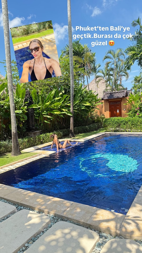 Tatil rotalarının en popüler duraklarından biri haline gelen Bali, Derya Cebecioğlu’nun da sezon sonundaki tercihleri arasına girdi Görseli