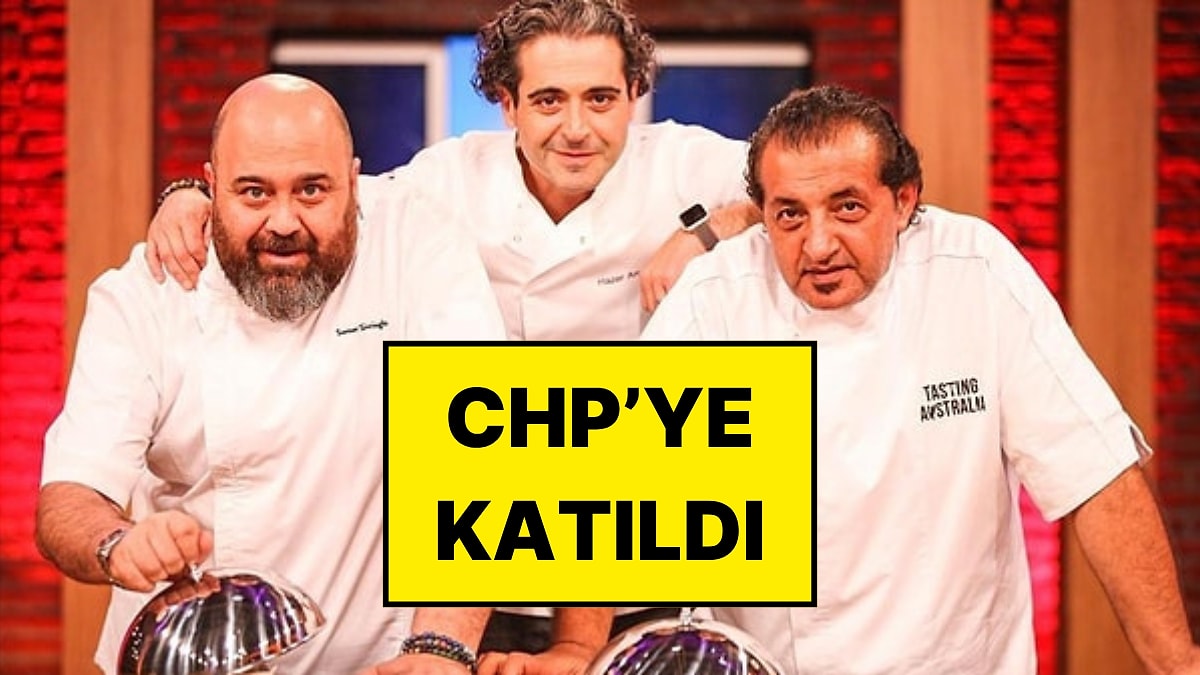 MasterChef’in Eski Jürisi Hazer Amani CHP’ye Katıldı