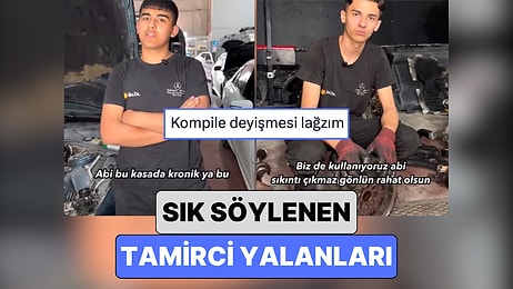 Birçoğu Tanıdık Gelecek: Araba Tamircileri Sanayiye Gelen Müşterilere Söyledikleri Yalanları Sıraladı