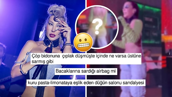 Göz Kanatmaya Yemin Etmiş: Hande Yener'in Tuhaf Detaylarla Bezeli Konser Kombini Yerden Yere Vuruldu!
