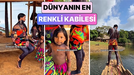 Bir Animasyon Filminden Fırlamış Gibi Görünen Dünyanın En Renkli Kabilesine Bayılacaksınız