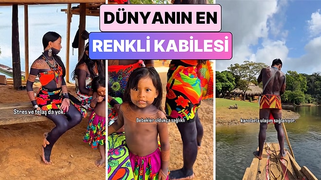Bir Animasyon Filminden Fırlamış Gibi Görünen Dünyanın En Renkli Kabilesine Bayılacaksınız