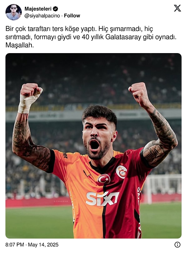 Taraftarların zafere dair bazı sosyal medya paylaşımları 👇 Görseli