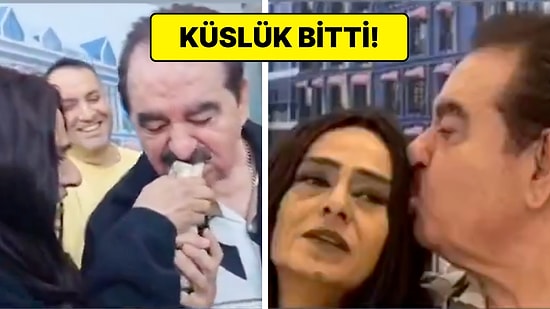 Küslük Bitti! Yıldız Tilbe ve İbrahim Tatlıses Kameraların Önünde Sarmaş Dolaş Barıştıklarını İlan Etti