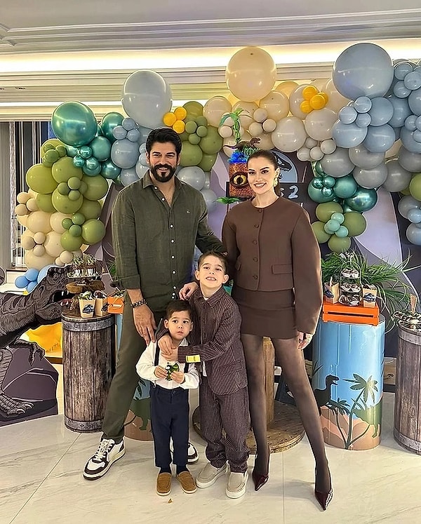 Fahriye Evcen organiseerde een verjaardag voor haar zoon Karan