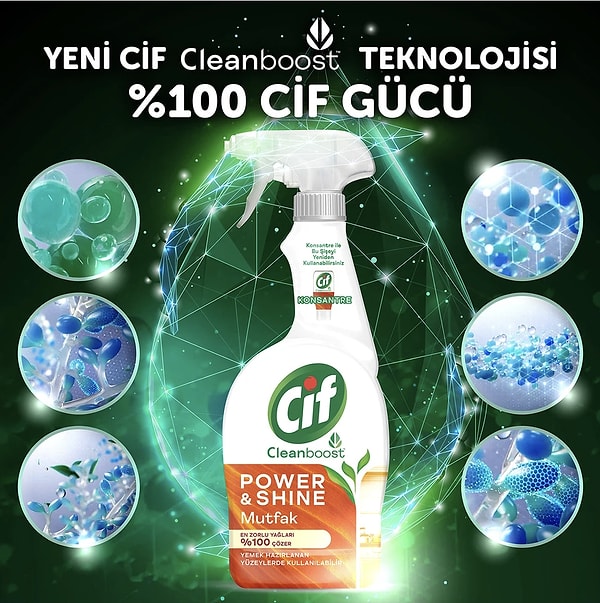 10. Cif Power Shine Mutfak Temizleyici