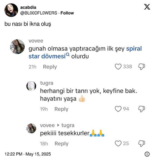 Keskin bir dönüş.