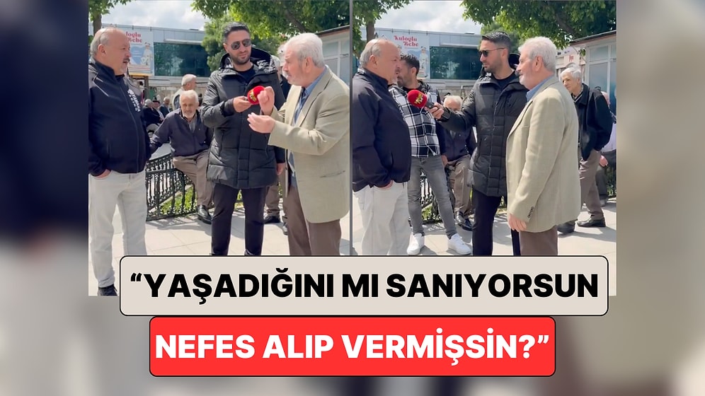 Sokak Röportajında İki Vatandaş Arasında "Yaşamak" Üzerine Tartışma: "Sinemayla, Tiyatroyla Ne İşim Olur?"
