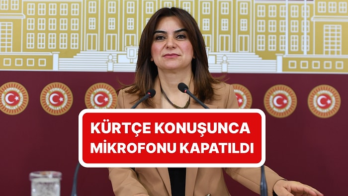 Gülistan Koçyiğit TBMM'de Kürtçe Konuşmaya Başladı: MHP'li Celal Adan Mikrofonu Kapattı