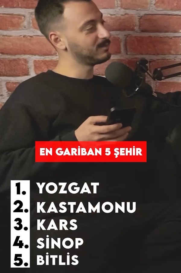Liste karşısında özellikle Yozgatlılar sonrasında da Kastamonulular yorumlarda buluştu. Görseli