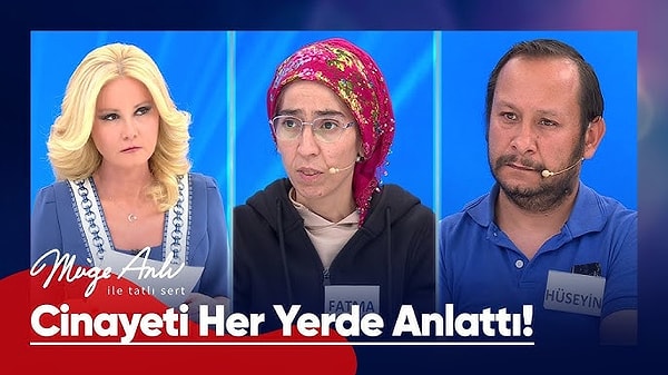 Hüseyin iddiaları kabul etti. Fatma da stüdyoya geldi ama...