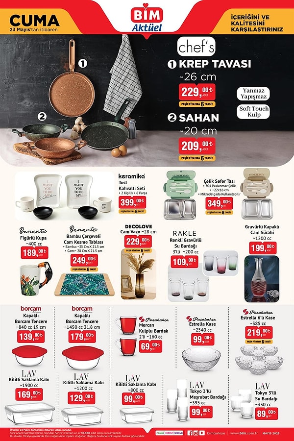 Krep Tavası 26 cm 229 TL