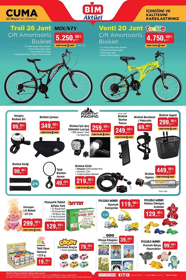Mounty Trail 26 Jant Çift Amortisörlü Bisiklet 5.250 TL
