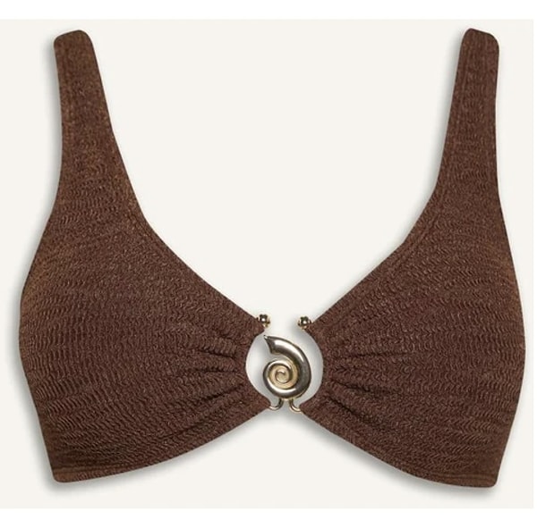 DeFacto Regular Fit Bürümcük Bikini Üstü-Fall in Love Görseli