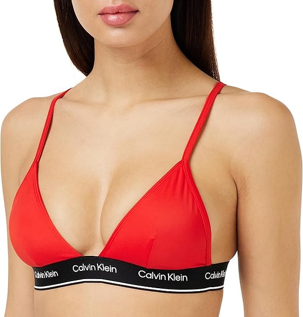 Calvin Klein TRIANGLE-RP Bikini Üstü Kadın