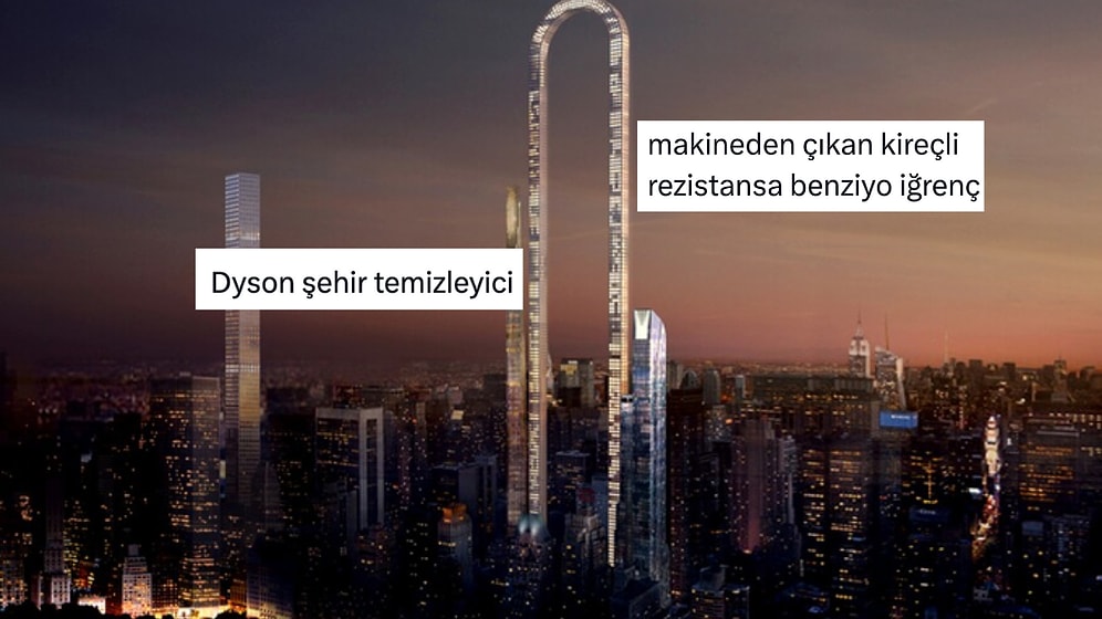 New York'a Dikilmesi İçin Yatırımcı Aranan Ters U Şeklindeki Gökdeleni Diline Dolayan Kişiler