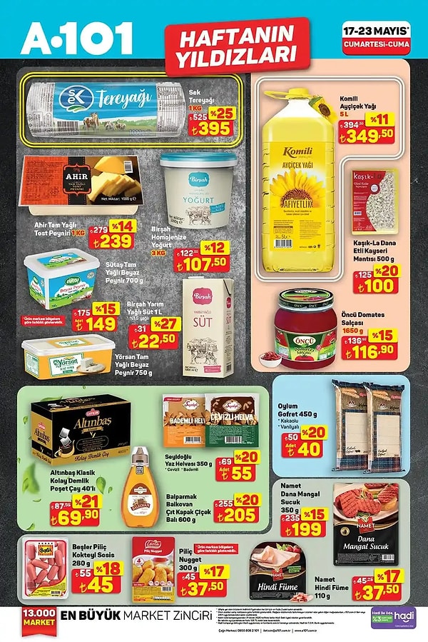 Sek Tereyağı 1 Kg 395 TL Görseli