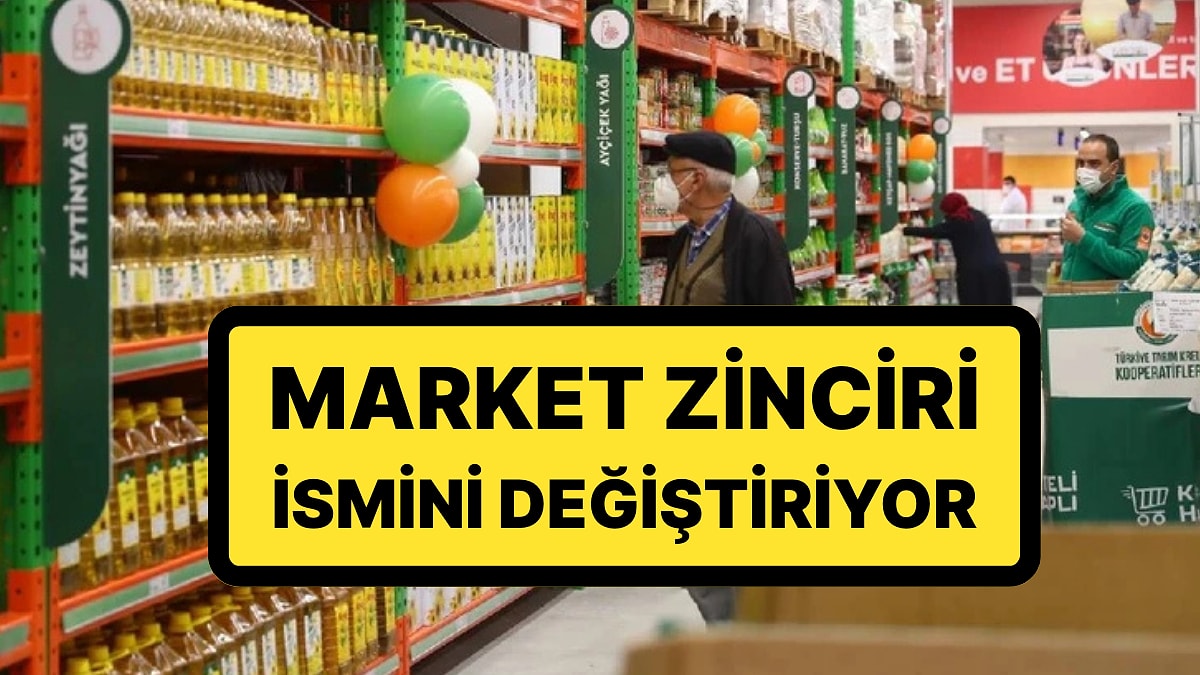 Türkiye&apos;nin Dev Market Zinciri Gençler İçin İsmini Değiştirmeye Karar Verdi: &quot;KOOP&quot; Adını Kullanacak