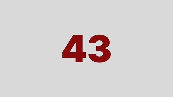 11. 43 nerenin plakası?