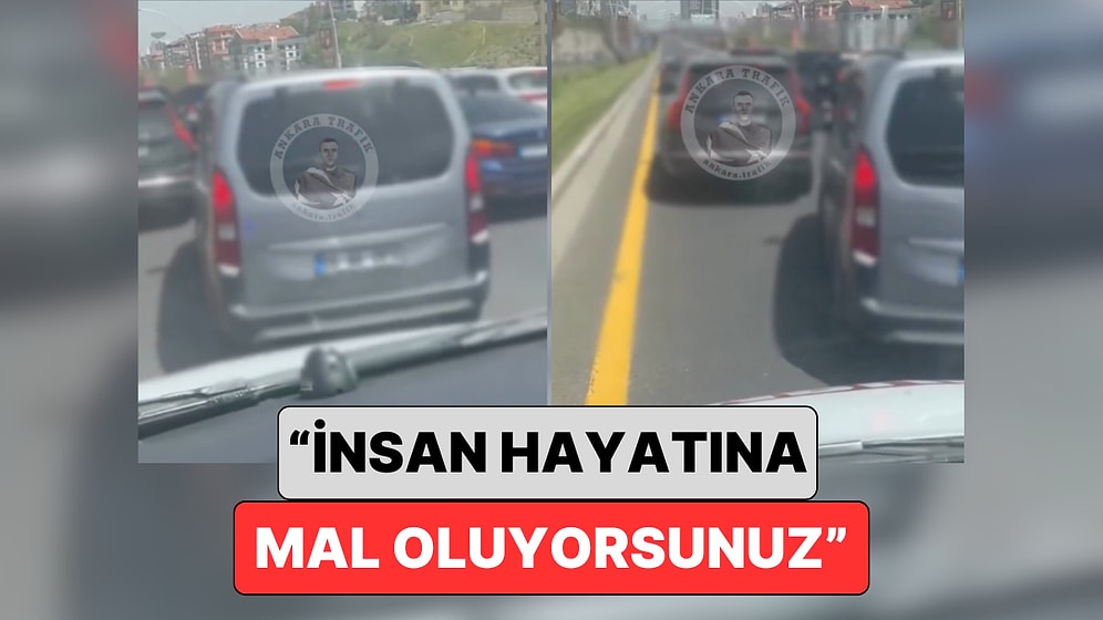 Şoför Anons Yapmak Zorunda Kaldı: Ankara'da Yolu Kapatan Bir Düğün Konvoyu Ambulansın Geçişini Engelledi