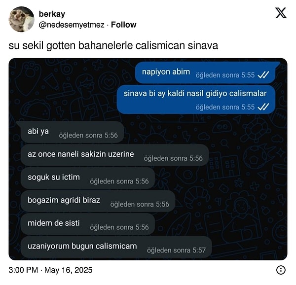 Ama bilen biler fena oluyor bu durum 👇