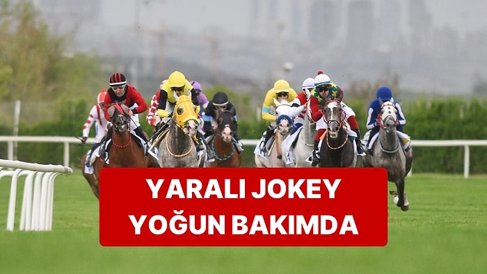 Veliefendi Hipodromu'nda Attan Düşen Jokey Yoğun Bakımda