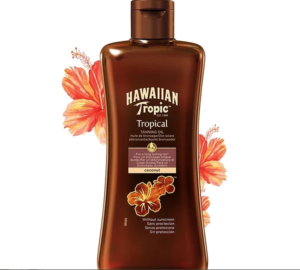 Hawaiian Tropic Coconut Spf 0 Bronzlaştırıcı Yağ Görseli