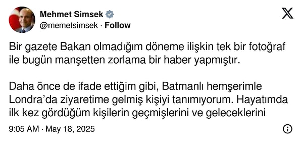 “İrtibatlı olduğumuz iddiası akıl dışı”