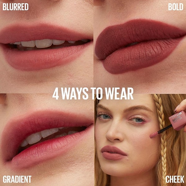 4. Maybelline New York Super Stay Teddy Tint 15 Skinny Dip