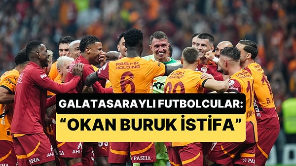 Galatasaraylı Futbolcular Basın Toplantısını "Okan Buruk İstifa" Sesleriyle İnletti