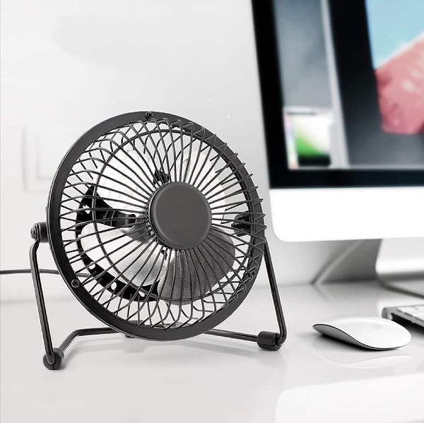 OBEV Masa Üstü USB Fan Soğutucu Vantilatör Klima – Metal Mini Vantilatör