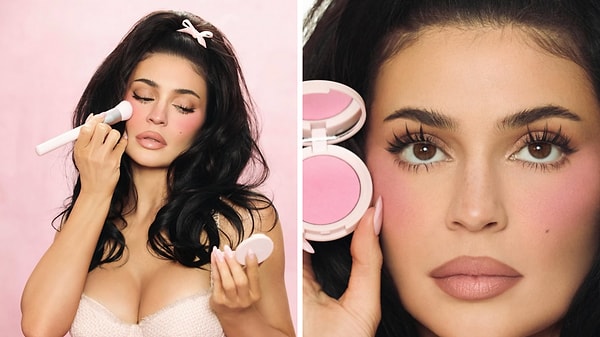 Kylie Jenner, kendi kozmetik markası için hazırladığı son kampanyada Türkan Şoray makyajını yaptı.
