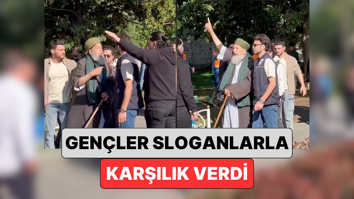 Bir Şahsın Saraçhane&apos;deki Kalabalığa Tepki Göstermesi Üzerine &quot;Mustafa Kemal&apos;in Askerleriyiz&quot; Sloganı Atıldı