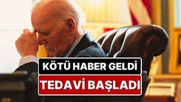 Biden'ın ofisinden, sağlık durumuna ilişkin yazılı açıklama yapıldı.